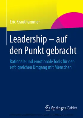 Krauthammer |  Leadership - auf den Punkt gebracht | eBook | Sack Fachmedien