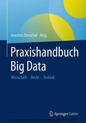 Dorschel | Praxishandbuch Big Data | E-Book | www.sack.de