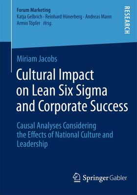 Jacobs | Cultural Impact on Lean Six Sigma and Corporate Success | Buch | 978-3-658-07339-8 | sack.de