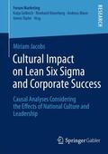 Jacobs |  Cultural Impact on Lean Six Sigma and Corporate Success | Buch |  Sack Fachmedien