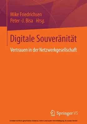 Friedrichsen / Bisa | Digitale Souveränität | E-Book | www.sack.de