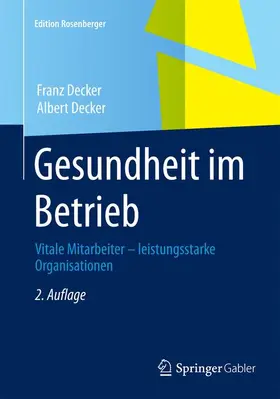 Decker |  Gesundheit im Betrieb | Buch |  Sack Fachmedien