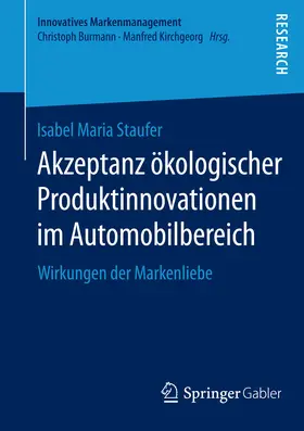 Staufer |  Akzeptanz ökologischer Produktinnovationen im Automobilbereich | eBook | Sack Fachmedien