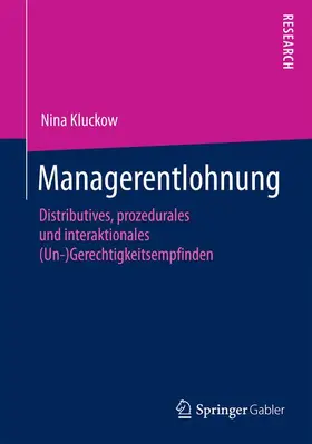Kluckow |  Managerentlohnung | Buch |  Sack Fachmedien