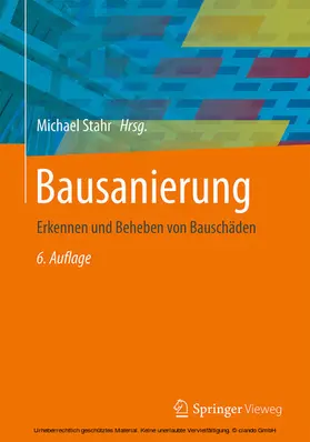 Stahr |  Bausanierung | eBook | Sack Fachmedien