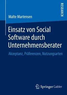 Martensen | Einsatz von Social Software durch Unternehmensberater | E-Book | www.sack.de