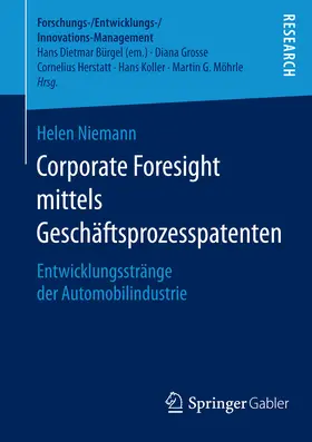 Niemann |  Corporate Foresight mittels Geschäftsprozesspatenten | eBook | Sack Fachmedien