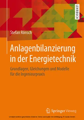 Rönsch |  Anlagenbilanzierung in der Energietechnik | eBook | Sack Fachmedien