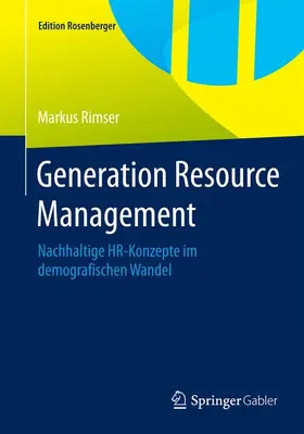 Rimser |  Generation Resource Management | Buch |  Sack Fachmedien