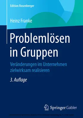 Franke |  Problemlösen in Gruppen | eBook | Sack Fachmedien