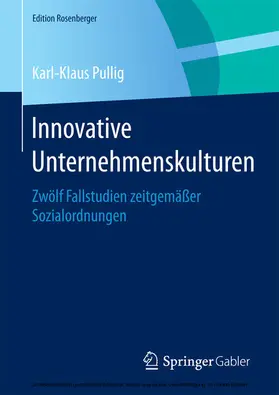 Pullig | Innovative Unternehmenskulturen | E-Book | www.sack.de