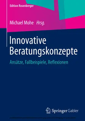 Mohe |  Innovative Beratungskonzepte | eBook | Sack Fachmedien