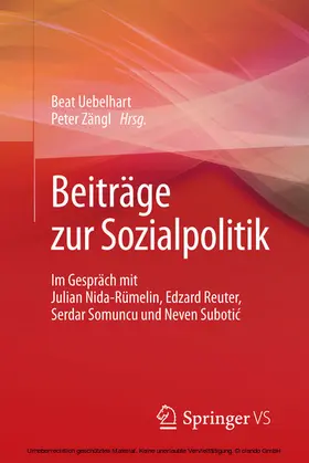 Uebelhart / Zängl | Beiträge zur Sozialpolitik | E-Book | sack.de