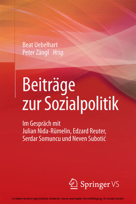 Uebelhart / Zängl | Beiträge zur Sozialpolitik | E-Book | sack.de