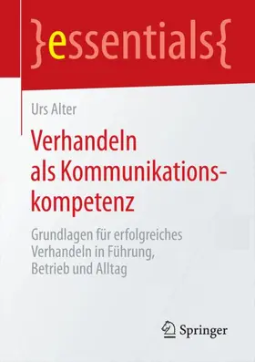 Alter |  Verhandeln als Kommunikationskompetenz | Buch |  Sack Fachmedien