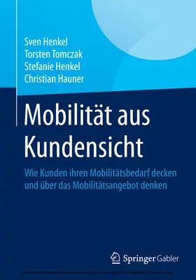 Henkel / Tomczak / Hauner | Mobilität aus Kundensicht | E-Book | www.sack.de