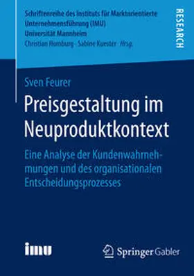 Feurer |  Preisgestaltung im Neuproduktkontext | Buch |  Sack Fachmedien