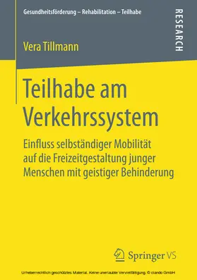 Tillmann | Teilhabe am Verkehrssystem | E-Book | sack.de