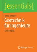 Schröder |  Geotechnik für Ingenieure | Buch |  Sack Fachmedien