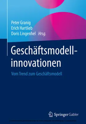 Granig / Hartlieb / Lingenhel |  Geschäftsmodellinnovationen | eBook | Sack Fachmedien