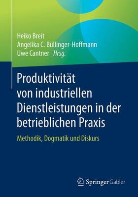 Breit / Cantner / Bullinger-Hoffmann |  Produktivität von industriellen Dienstleistungen in der betrieblichen Praxis | Buch |  Sack Fachmedien