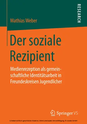 Weber |  Der soziale Rezipient | eBook | Sack Fachmedien