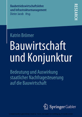 Brömer | Bauwirtschaft und Konjunktur | E-Book | sack.de