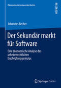 Becher |  Der Sekundärmarkt für Software | Buch |  Sack Fachmedien