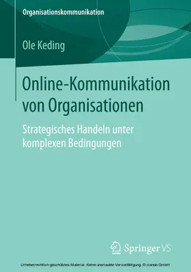 Keding |  Online-Kommunikation von Organisationen | eBook | Sack Fachmedien