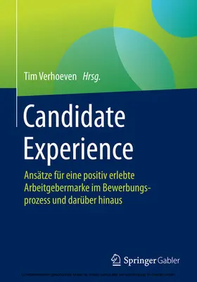 Verhoeven |  Candidate Experience | eBook | Sack Fachmedien