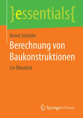 Schröder |  Berechnung von Baukonstruktionen | Buch |  Sack Fachmedien
