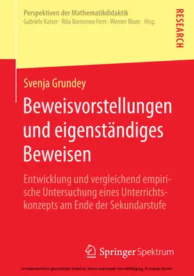 Grundey | Beweisvorstellungen und eigenständiges Beweisen | E-Book | www.sack.de