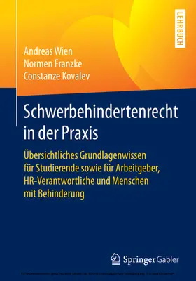 Wien / Franzke / Kovalev |  Schwerbehindertenrecht in der Praxis | eBook | Sack Fachmedien