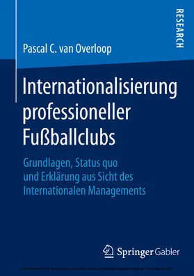 van Overloop | Internationalisierung professioneller Fußballclubs | E-Book | www.sack.de