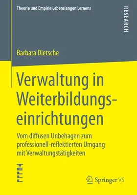 Dietsche |  Verwaltung in Weiterbildungseinrichtungen | Buch |  Sack Fachmedien