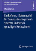 Carolla |  Ein Referenz-Datenmodell für Campus-Management-Systeme in deutschsprachigen Hochschulen | eBook | Sack Fachmedien