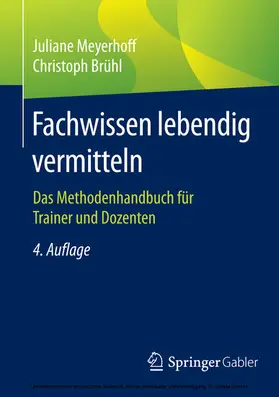 Meyerhoff / Brühl | Fachwissen lebendig vermitteln | E-Book | www.sack.de