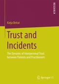 Beitat |  Trust and Incidents | Buch |  Sack Fachmedien