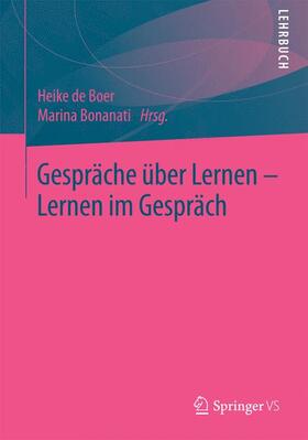 Bonanati / de Boer | Gespräche über Lernen - Lernen im Gespräch | Buch | 978-3-658-09695-3 | sack.de