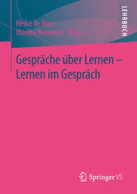 de Boer / Bonanati | Gespräche über Lernen - Lernen im Gespräch | E-Book | www.sack.de