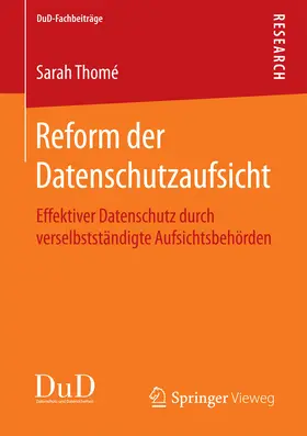 Thomé | Reform der Datenschutzaufsicht | E-Book | www.sack.de