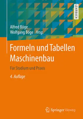 Böge | Formeln und Tabellen Maschinenbau | E-Book | www.sack.de