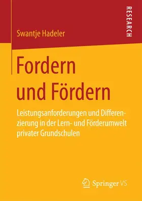 Hadeler |  Fordern und Fördern | Buch |  Sack Fachmedien