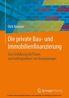 Noosten |  Die private Bau- und Immobilienfinanzierung | eBook | Sack Fachmedien