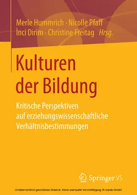 Hummrich / Pfaff / Dirim |  Kulturen der Bildung | eBook | Sack Fachmedien