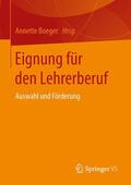 Boeger |  Eignung für den Lehrerberuf | Buch |  Sack Fachmedien