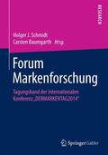 Baumgarth / Schmidt |  Forum Markenforschung | Buch |  Sack Fachmedien
