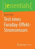 Thiele |  Test eines Faraday-Effekt-Stromsensors | Buch |  Sack Fachmedien
