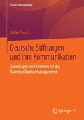 Posch |  Deutsche Stiftungen und ihre Kommunikation | Buch |  Sack Fachmedien