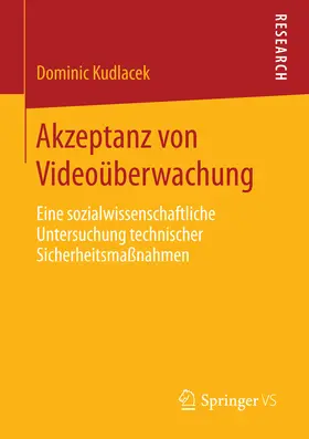 Kudlacek | Akzeptanz von Videoüberwachung | E-Book | sack.de